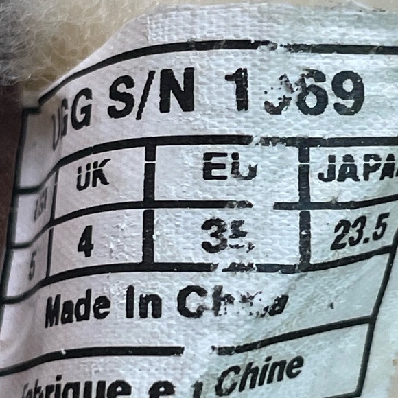 UGG boots leather fur lined men sz 5 distressed brown double buckle - Picture 6 of 9